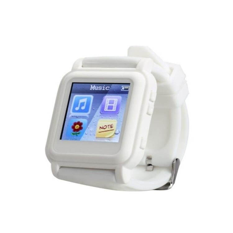 Q998 16GB MP4 E-book Privacy Reading Smart Watch, Support Time Display / Music in stylish white design for discreet use.