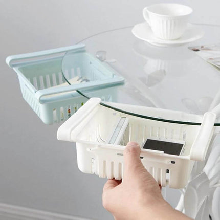 Refrigerator Storage Box 18.5x16.5x8.3cm For Fridge Organization - compact PP fridge organizer for sauces, jars, yogurts and snacks