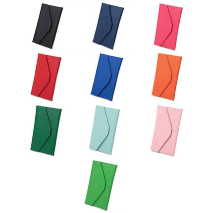 RFID Passport Bag With Anti Theft For Travel Black - slim PU travel organizer shown in multiple colors, passport wallet for cards, cash, documents