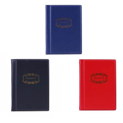 Russian Cover 120-Coin Pocket-Sized Album For Coin Collection - compact blue, black, red coin albums with Russian-style cover design