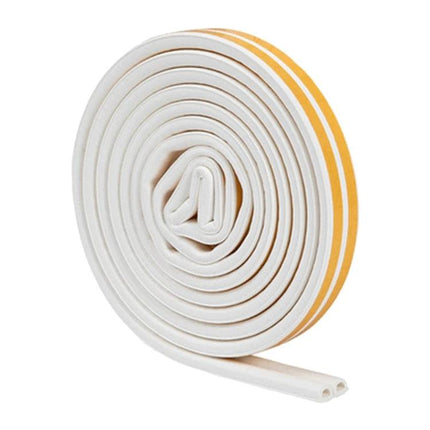 Sealing Strips for Doors and Windows, 250 cm Long, Windproof - roll of adhesive EPDM foam weatherstrip for doors and windows