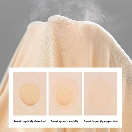 Seamless Ice Silk Full Cup Bra For Everyday Smooth Shape – lightweight ice silk fabric wicks sweat, smooth invisible look under fitted tops
