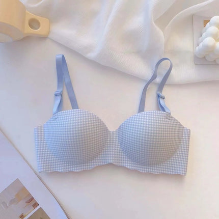 One-Piece Seamless Bra, Black Everyday Comfort for Daily Wear - seamless nylon sponge-molded cups for smooth, low-opening Japanese-style discreet profile