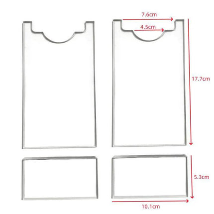 Sofa Mattress Baffle Wall Protection For Living Rooms clear acrylic panel set with measurements 17.7cm 10.1cm 5.3cm 7.6cm for behind sofas