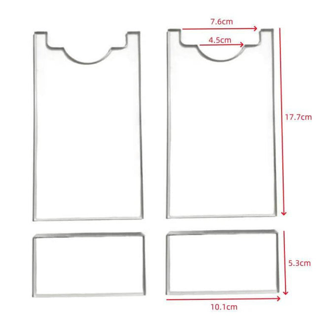 Sofa Mattress Baffle Wall Protection For Living Rooms clear acrylic panel set with measurements 17.7cm 10.1cm 5.3cm 7.6cm for behind sofas