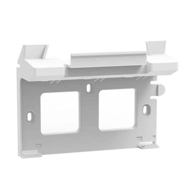 Starlink Router And Power Supply 2 In 1 ABS Bracket white ABS wall mount holding router and power supply, compact space-saving RV and home bracket