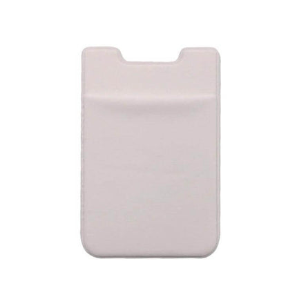 Stretch Lycra Phone Back Wallet Ultra Thin Card Holder - slim white stretch lycra phone card holder 0.25cm removable backing