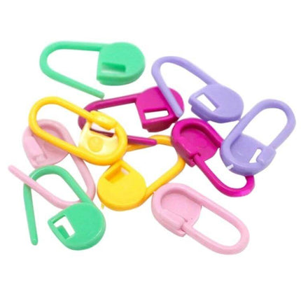 Sweater Weaving Pin Buckles Set 120 Pcs For DIY Projects - colorful plastic stitch markers for knitting and weaving guides
