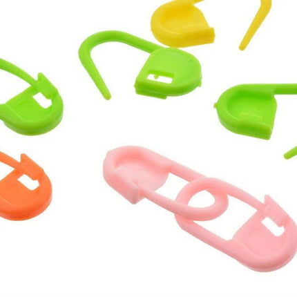 Sweater Weaving Pin Buckles Set 120 Pcs For DIY Projects - colorful plastic stitch markers for knitting and sewing