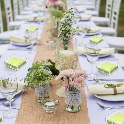 Transparent Acrylic Napkin Stand For Dining Table And Everyday Use - clear 3mm acrylic napkin holder on party dining table