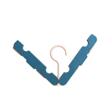 Travel Foldable Clothes Hanger On The Go Anti Skid compact ABS foldable travel hanger for shirts underwear socks, anti-skid design, packs flat for luggage
