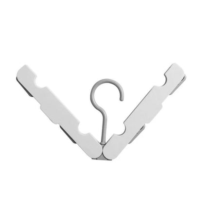 Travel Foldable Clothes Hanger On The Go Anti Skid compact ABS foldable travel hanger for shirts socks and underwear, anti-skid design for hotel rooms