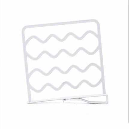 Wardrobe Partition Bars Two Tone White And Gray For Closet Organization polypropylene divider for shelves 27.5x25.5 cm, mounts on 2cm board, holds towels and accessories