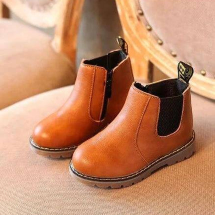 Unisex Kids Casual Shoes Sizes 13.5-22 cm Cotton And Canvas brown breathable cotton canvas toddler boots for preschool and playground