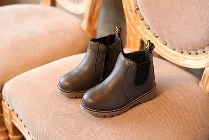 Unisex Kids Casual Shoes Sizes 13.5-22 cm Cotton And Canvas brown slip-on toddler boots breathable cotton canvas for preschool and playground