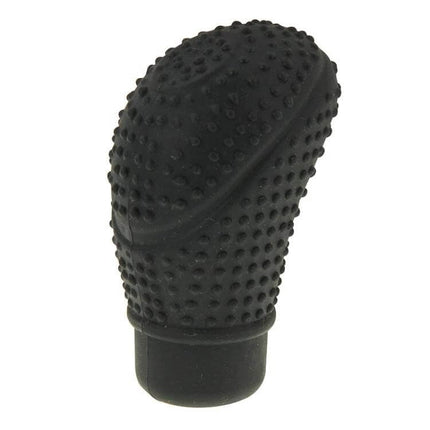 Universal Silicone Gear Shift Knob Cover Nonslip Grip black textured dotted silicone shift knob cover for secure non-slip driving comfort