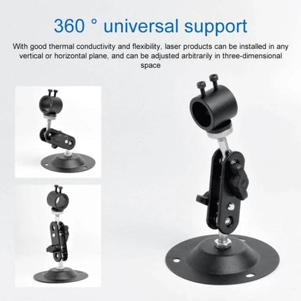 USB Power Laser Positioning Light With Holder For Precise Alignment - 360° adjustable metal holder mount with 1.5m USB cable for stone, wood, tailoring