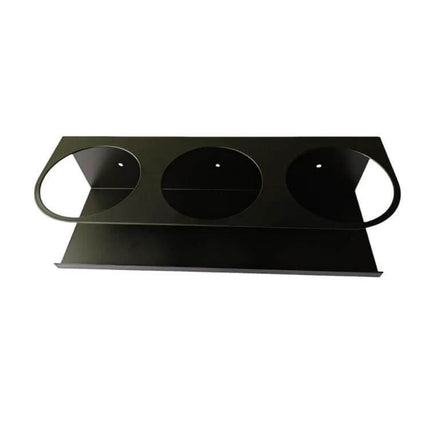 Wall-Mounted Water Bottle Rack 2-Pack For Home Kitchen Use - slim black iron 3-cup wall-mounted holder saving counter space