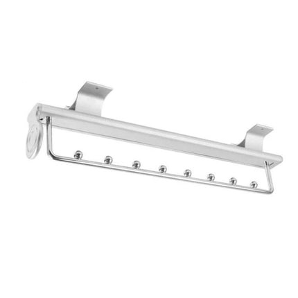 Wardrobe Extendable Push Pull Hanging Rod 12 To 16 Inches For Clothes Rail, aluminum alloy with nano dry plating and steel ball split design