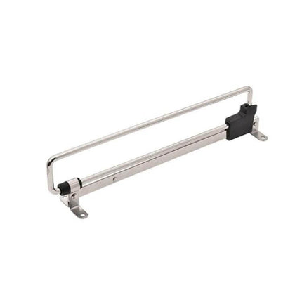 Wardrobe Extendable Push Pull Hanging Rod 12 To 16 Inches For Clothes Rail - aluminum alloy adjustable secondary closet rail with steel ball split design