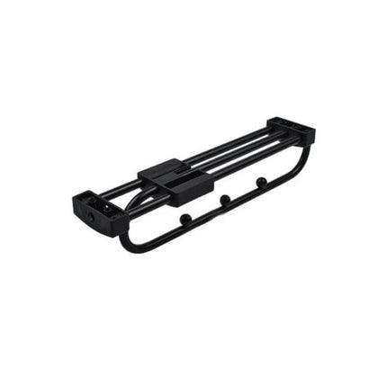 Wardrobe Extendable Push Pull Hanging Rod 12 To 16 Inches For Clothes Rail black aluminum alloy adjustable secondary hanging level