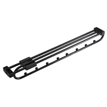 Wardrobe Push-Pull Hanging Rod 16 Inch For Closets retractable aluminum closet rod with push-pull action and multiple hang pegs