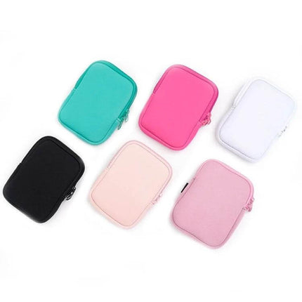 Water Cup Side Pocket Zipper Bag For 40oz Tumbler On The Go - colorful neoprene side pouches for keys coins earphones, fits 40oz tumblers