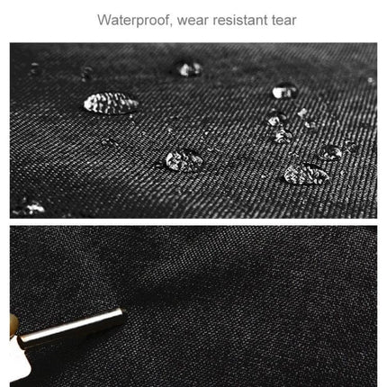 Laptop Backpack Fits 14 Inch And Under Laptops, Everyday Use - close-up waterproof wear-resistant polyester fabric with water droplets and key scratch test