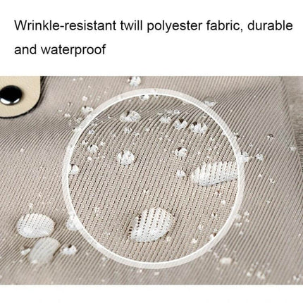 Multifunctional Waterproof Laptop Bag For 13-15.6 Inch Laptops showing water beading on wrinkle-resistant twill polyester fabric