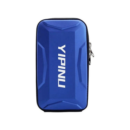 YIPINU Arm Phone Bag For Outdoor Sports 18x10cm Everyday Carry - slim waterproof blue arm sleeve for running cycling hiking