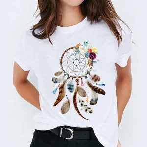 Adorable Cartoon Love Short Sleeve Tee For Cute Outfit Days