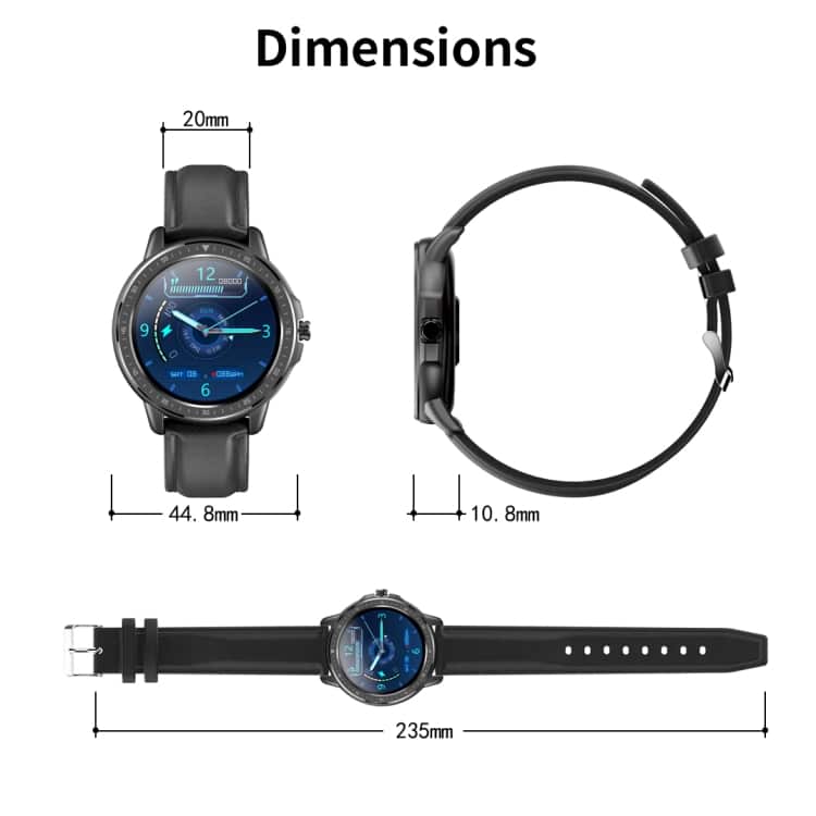 1.3" Color Touch Smart Watch, Weather Forecast, Heart Rate, BP Monitoring 10 1.3&Quot; Color Touch Smart Watch, Weather Forecast, Heart Rate, Bp Monitoring - Image 10