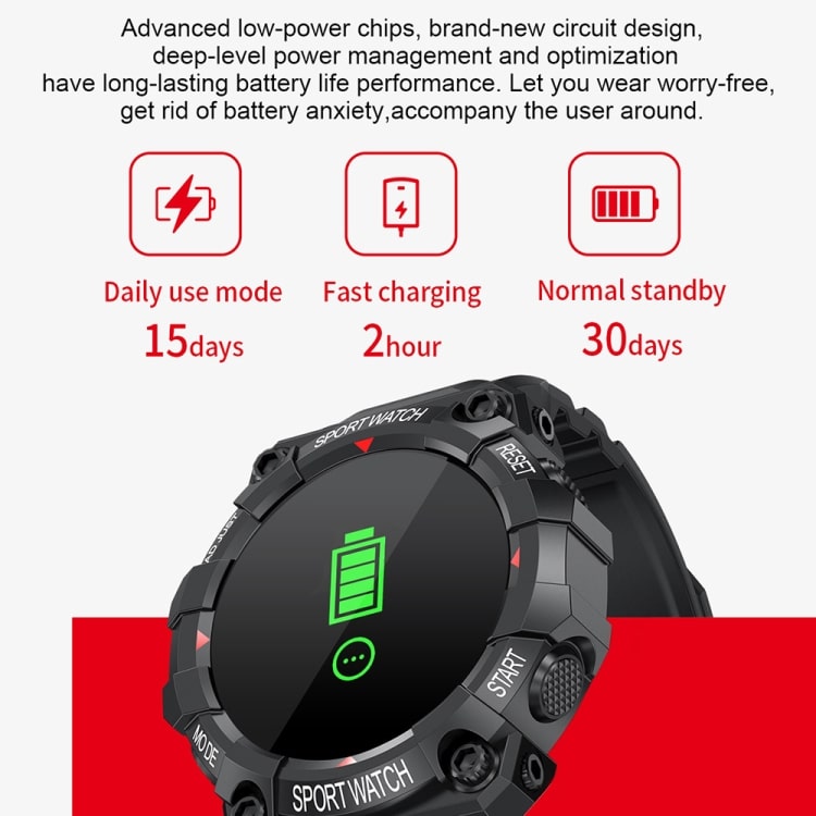 FD68 Sport Smart Watch: Heart Rate Monitor, Multi-Sport Modes - Stay Active! 4 Fd68 Sport Smart Watch: Heart Rate Monitor, Multi-Sport Modes - Stay Active! - Image 4