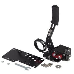 Analog 14-bit USB Racing Handbrake for PC Gaming, Win System with Support Plate