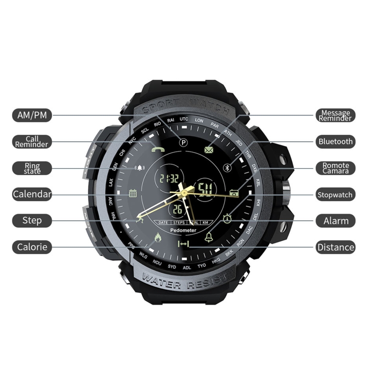 Lokmat MK28 Waterproof Smart Watch: FSTN Screen, Sports Features, Stay Active! 3 Lokmat Mk28 Waterproof Smart Watch: Fstn Screen, Sports Features, Stay Active! - Image 3
