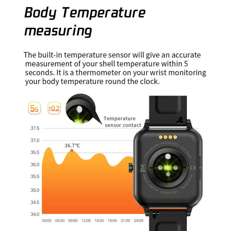 MX7 IP68 Smartwatch: Touchscreen, Heart Rate, Sleep Monitor - Stay Connected! 2 Mx7 Ip68 Smartwatch: Touchscreen, Heart Rate, Sleep Monitor - Stay Connected! - Image 2