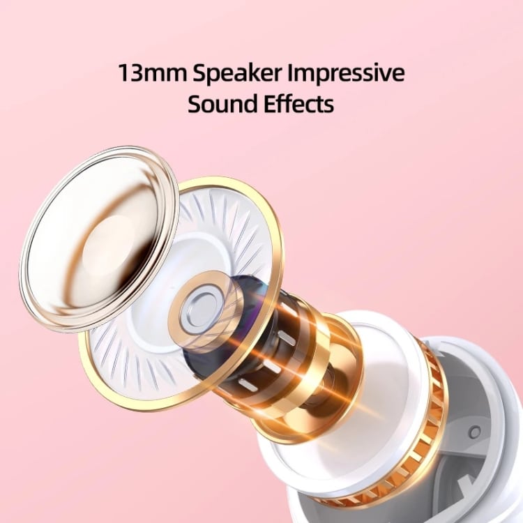 USAMS BU12 TWS Bluetooth 5.1 Wireless Earphones - Half In-Ear, Crisp Sound 5 Usams Bu12 Tws Bluetooth 5.1 Wireless Earphones - Half In-Ear, Crisp Sound - Image 5