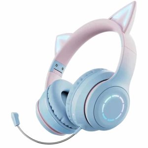 BT029C Cat Ear Bluetooth Headphones - RGB Dual Modes for Wireless Fun