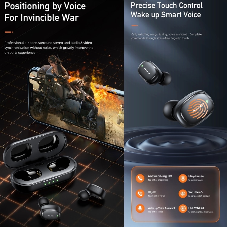 Awei T13 Pro V5.1 Sports Headset - Wireless Freedom for Active Lifestyle 5 Awei T13 Pro V5.1 Sports Headset - Wireless Freedom For Active Lifestyle - Image 5