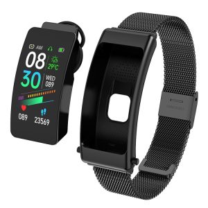 K50 Smart Watch: Bluetooth Calls, IP67 Waterproof, Steel Band, Detachable