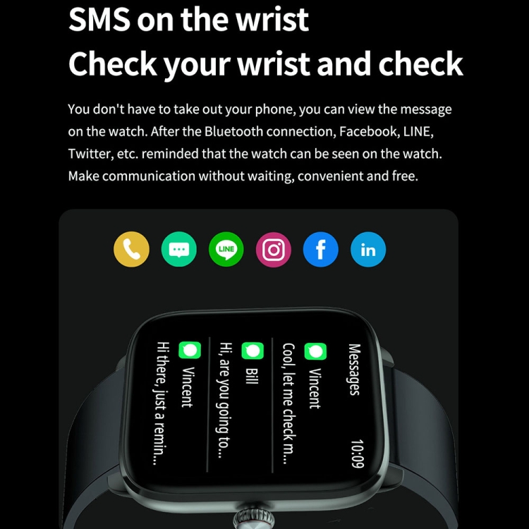 IP67 Waterproof Smart Watch with Bluetooth Call & Heart Rate Monitor 13 Ip67 Waterproof Smart Watch With Bluetooth Call &Amp; Heart Rate Monitor - Image 13