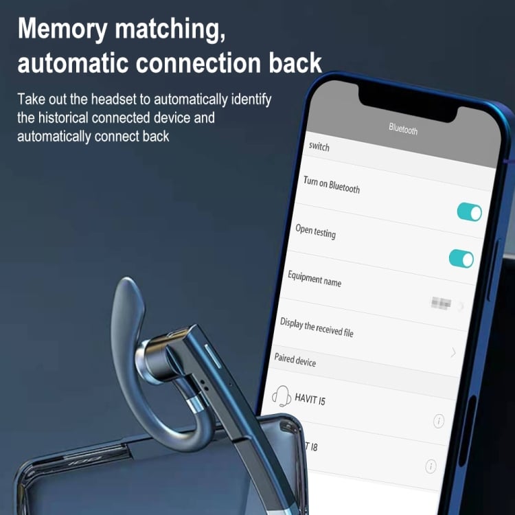 Rotatable Noise Reduction Bluetooth Earhook Headset - YYK-525 7 Rotatable Noise Reduction Bluetooth Earhook Headset - Yyk-525 - Image 7