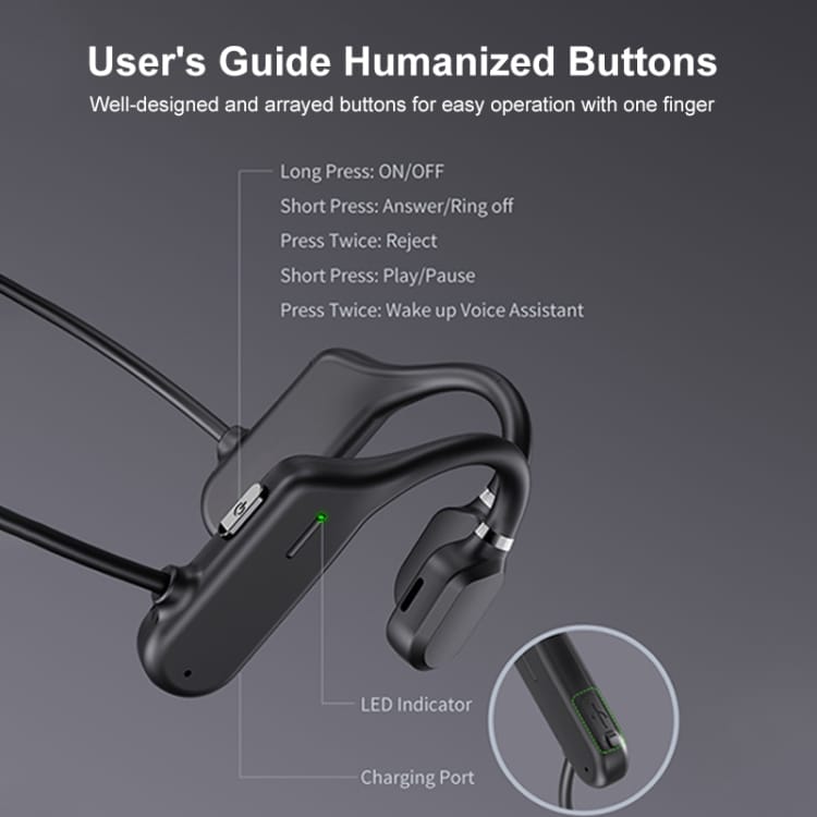 Awei A889BL Bluetooth 5.0 Sports Headset - Innovative Air Conduction Design 10 Awei A889Bl Bluetooth 5.0 Sports Headset - Innovative Air Conduction Design - Image 10