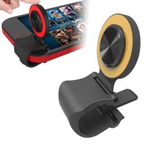 Mobile Game Joystick for iPhone & Android - Ring Holder & Sucker Stand, A9 Direct Clip