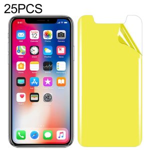 25-Pack iPhone X/XS Full Coverage Soft TPU Screen Protectors