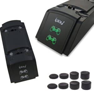 iplay Dual Port Charging Dock Stand for PS4 & Slim PS4 Pro with LED Display