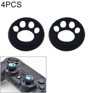 4 PCS Cute Cat Paw Silicone Cover for PS4/PS3/PS2/XBOX360/XBOXONE/WIIU