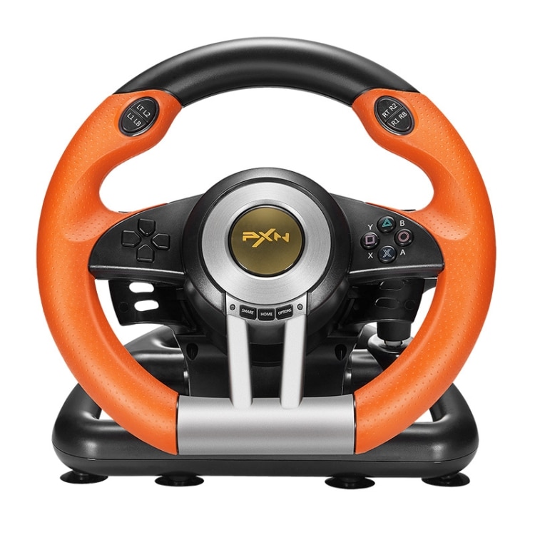 PXN-V3 Racing Steering Wheel for PC/PS3/4, Xbox One, Nintendo Switch - Immersive Gaming 2 Pxn-V3 Racing Steering Wheel For Pc/Ps3/4, Xbox One, Nintendo Switch - Immersive Gaming - Image 2