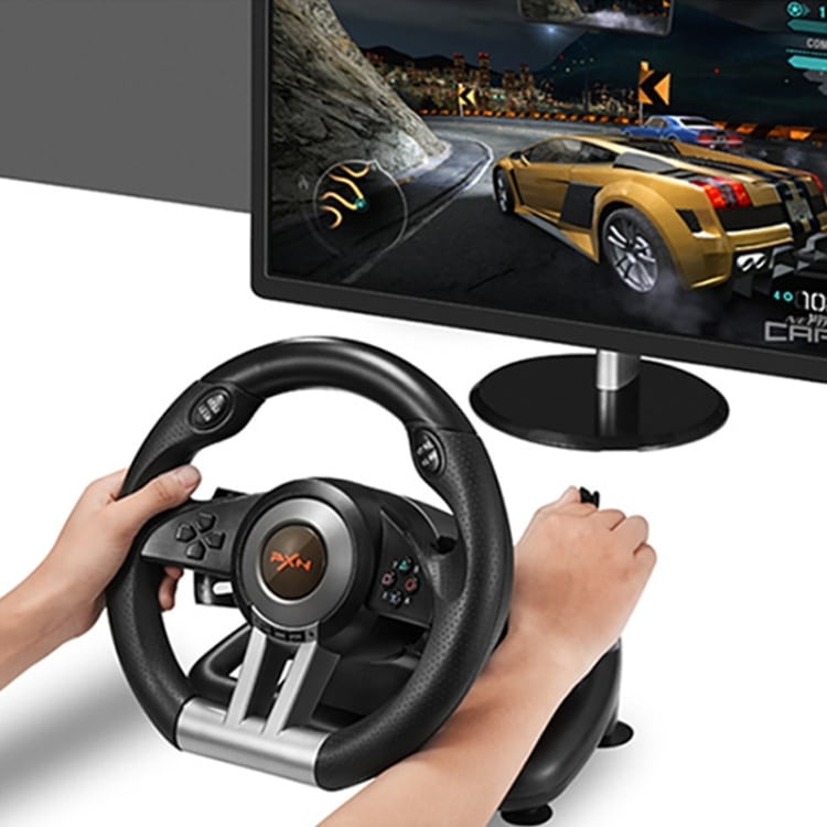 PXN-V3 Racing Steering Wheel for PC/PS3/4, Xbox One, Nintendo Switch - Immersive Gaming 12 Pxn-V3 Racing Steering Wheel For Pc/Ps3/4, Xbox One, Nintendo Switch - Immersive Gaming - Image 12