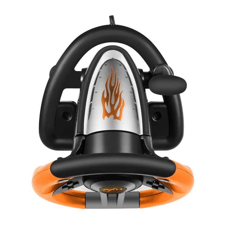 PXN-V3 Racing Steering Wheel for PC/PS3/4, Xbox One, Nintendo Switch - Immersive Gaming 4 Pxn-V3 Racing Steering Wheel For Pc/Ps3/4, Xbox One, Nintendo Switch - Immersive Gaming - Image 4